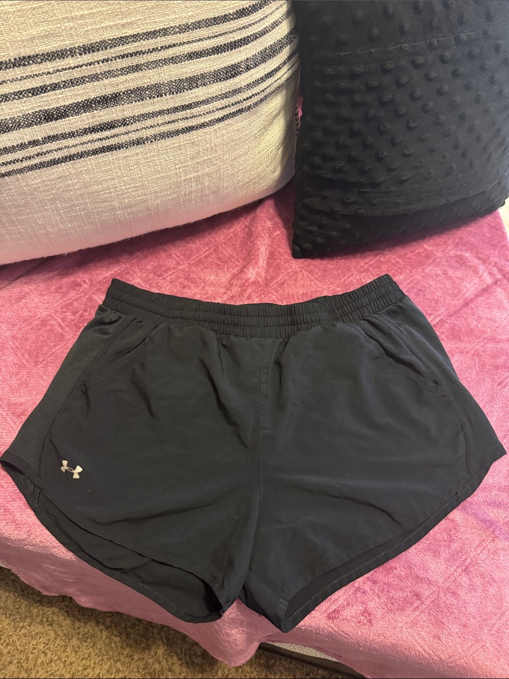 Under Armour Women's Black Athletic Running Shorts